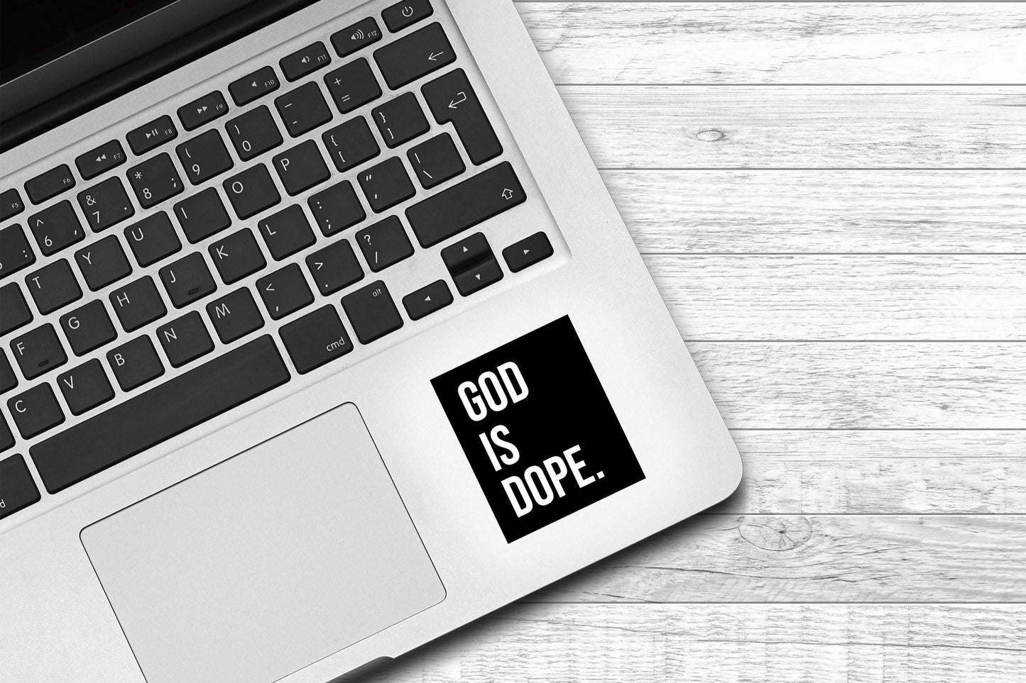 God is Dope Vinyl Sticker | Laptop Sticker | Faith Jesus Sticker | Christian | Bible Study | Water Bottle Sticker | Phone Case | Kindle