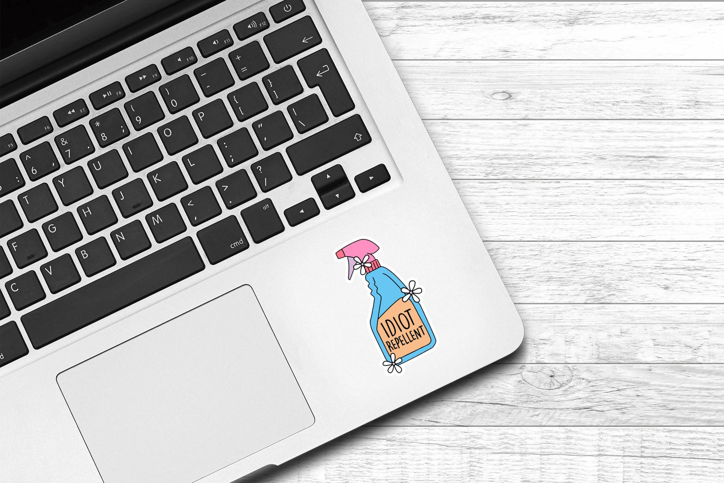 Idiot Repellent Vinyl Sticker | Funny Sticker | Pop Culture | Water Bottle Sticker | Cute Sarcastic Sticker | Phone Case Sticker | Kindle