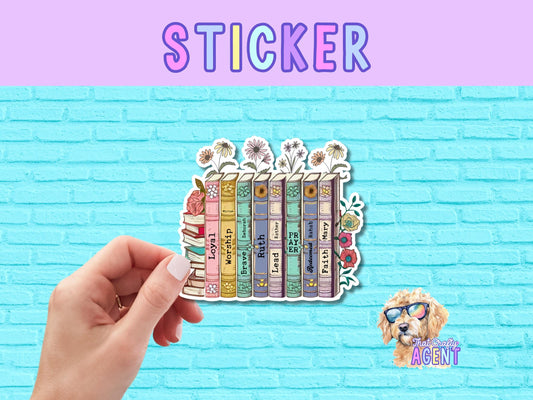 Women of the Bible Vinyl Sticker | Faith Sticker | Kindle Sticker | Bible Sticker | Water Bottle Sticker | Laptop Sticker | Journal Sticker