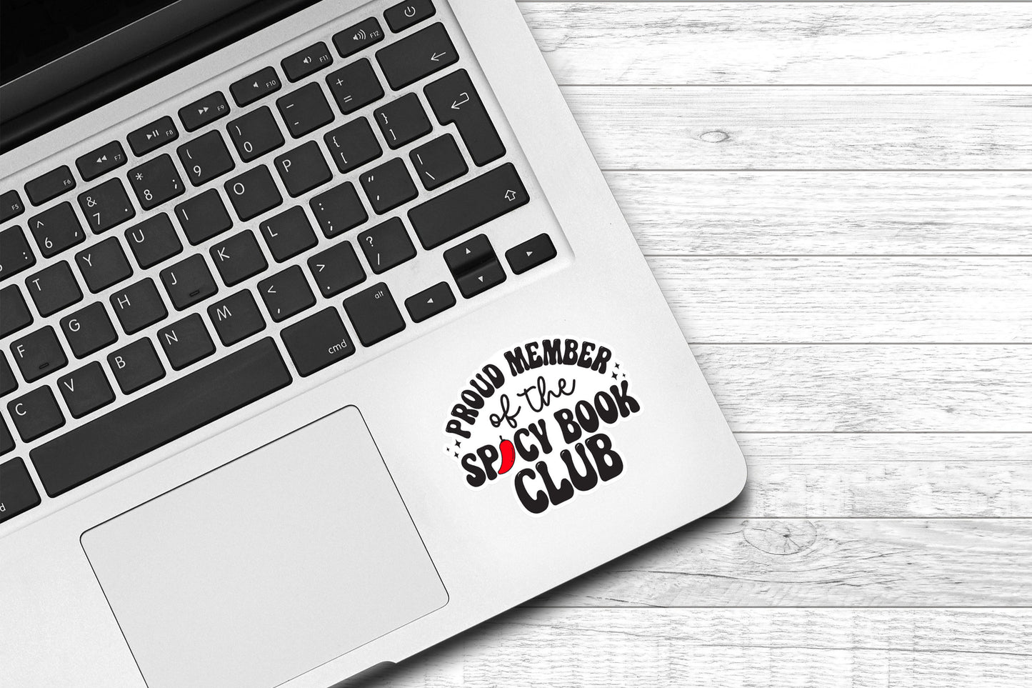 Proud Member of the Spicy Book Club Vinyl Sticker | Kindle Sticker | Funny Sticker | Water Bottle Sticker | Reading Sticker | Cute Sticker |