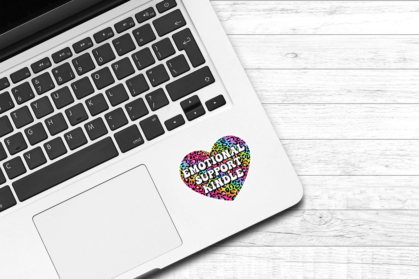 Emotional Support Kindle Vinyl Sticker | Funny | Sarcastic | Gift for Readers | Laptop Sticker | Bookworm | Fiction | Book Club | Bookstore