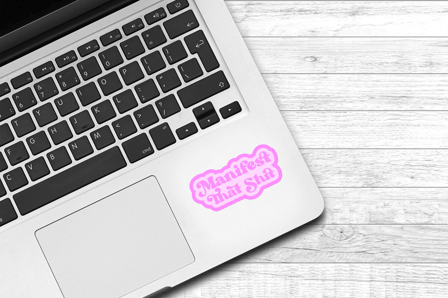 Manifest That Vinyl Sticker | Funny Sticker | Laptop Sticker | Sarcastic Sticker | Water Bottle Sticker | Kindle Sticker | Pink Sticker