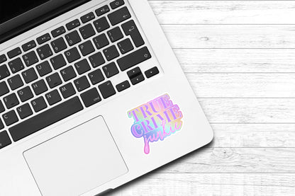 True Crime Junkie Vinyl Sticker | Water Bottle Sticker | Laptop Sticker | Funny Sticker | Kindle Sticker | Phone Sticker | Journal | Podcast