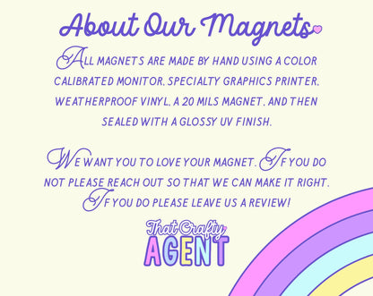 Magic 8 Ball Fridge Magnet | Cute | Handmade | Retro | Magnet | Gift | Refrigerator Magnet | Vintage