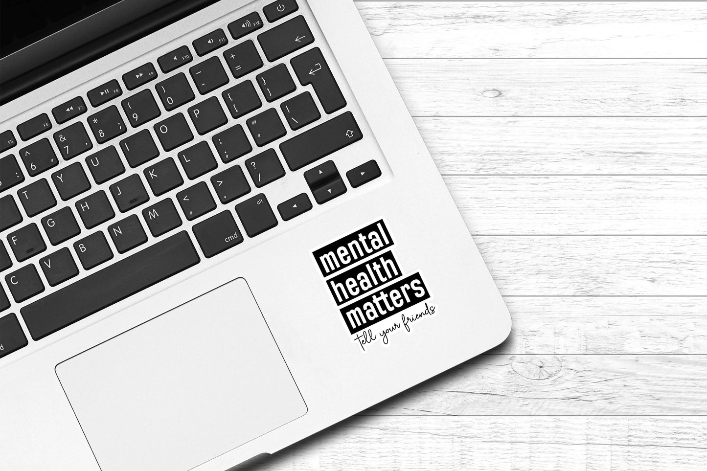 Mental Health Matters Tell Your Friends Vinyl Sticker |Laptop Sticker |Awareness |Water Bottle Sticker |Kindle Sticker |Self Love |Self Care
