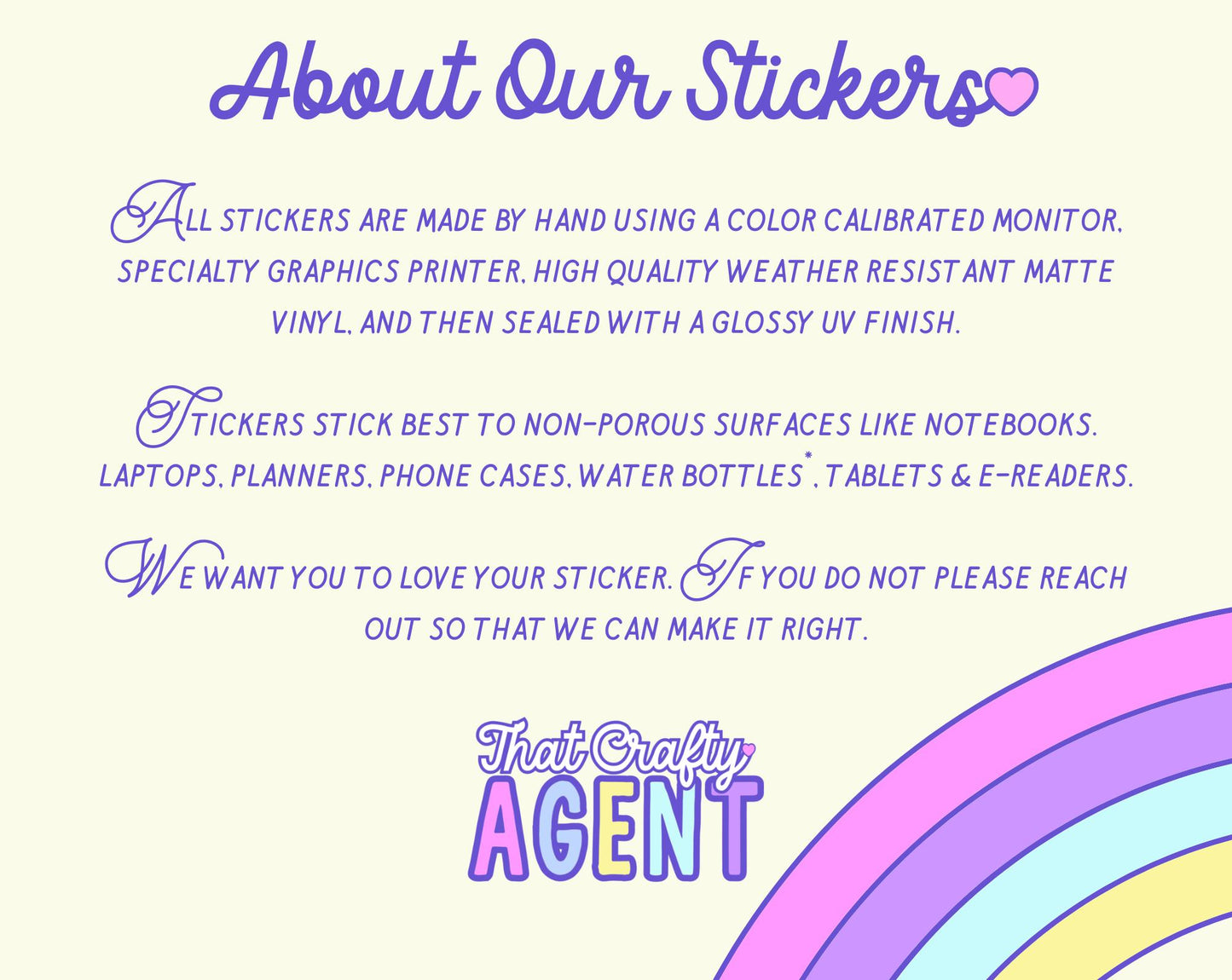 Custom Name Sticker | Personalized Name Decal | Cute Colorful Pastel | Holographic | Water Bottle | Laptop | Tumbler | Gift |Create Your Own