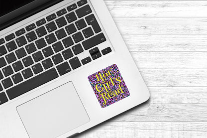 Hot Girls Read Vinyl Sticker | Kindle Sticker | Gift for Readers | Laptop Sticker | Funny Sticker | Fiction | Book Club | Cute Sticker