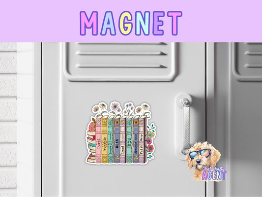Women of the Bible Fridge Magnet | Faith | Bible Study | Christian Gift | Locker Magnet | God